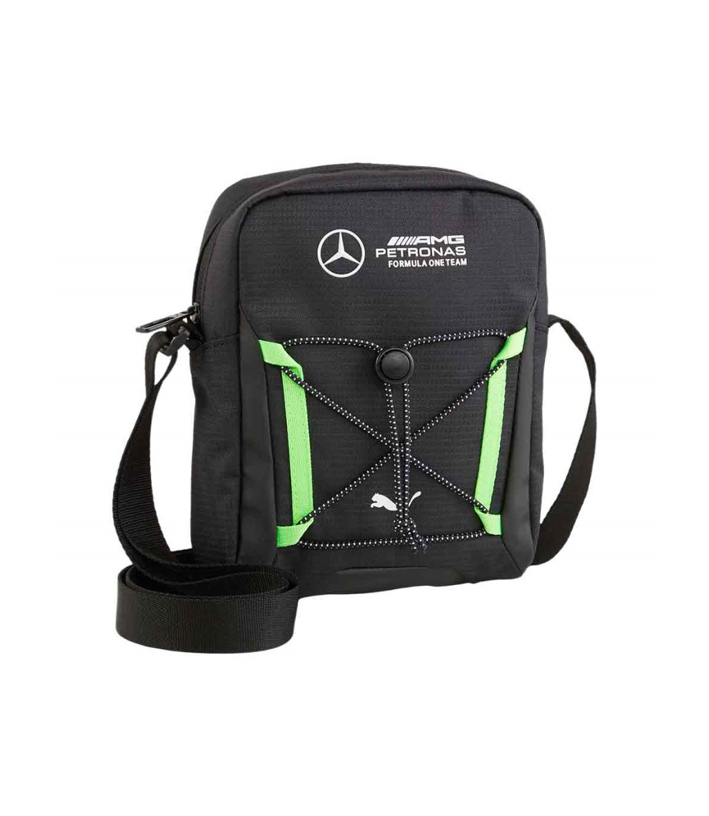 Puma Mercedes AMG Petronas F1 Portable Omuz Çantası Siyah