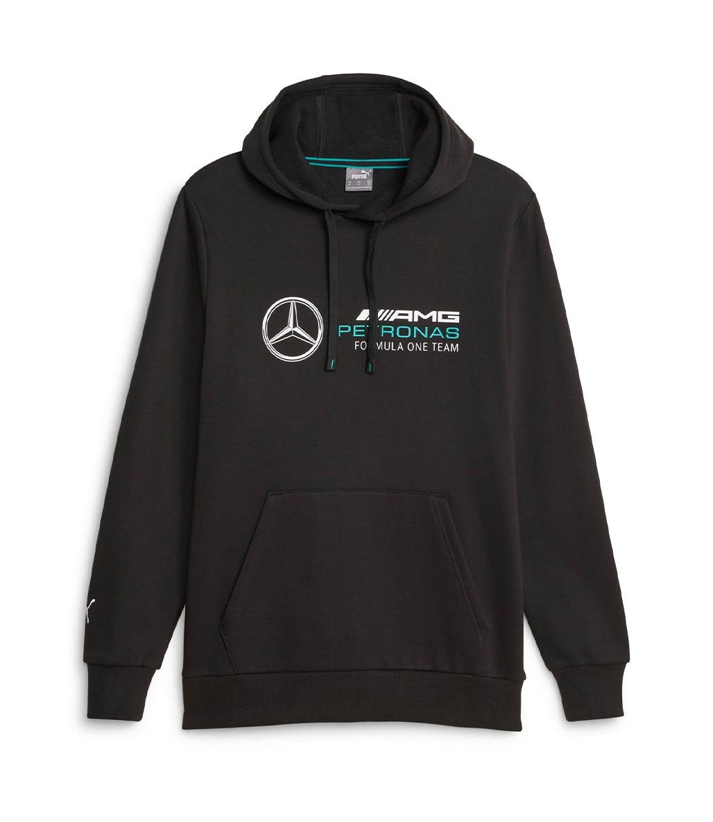 Puma Mercedes AMG Petronas Kapüşonlu Sweatshirt Siyah