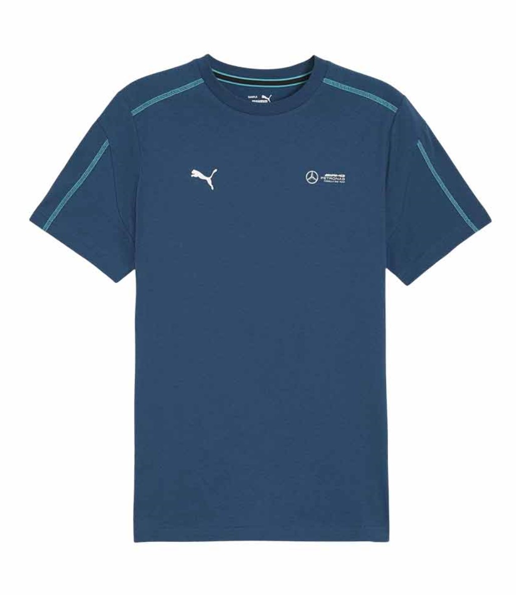 Puma Mercedes AMG Petronas MT7 Kısa Kollu T-Shirt Mavi