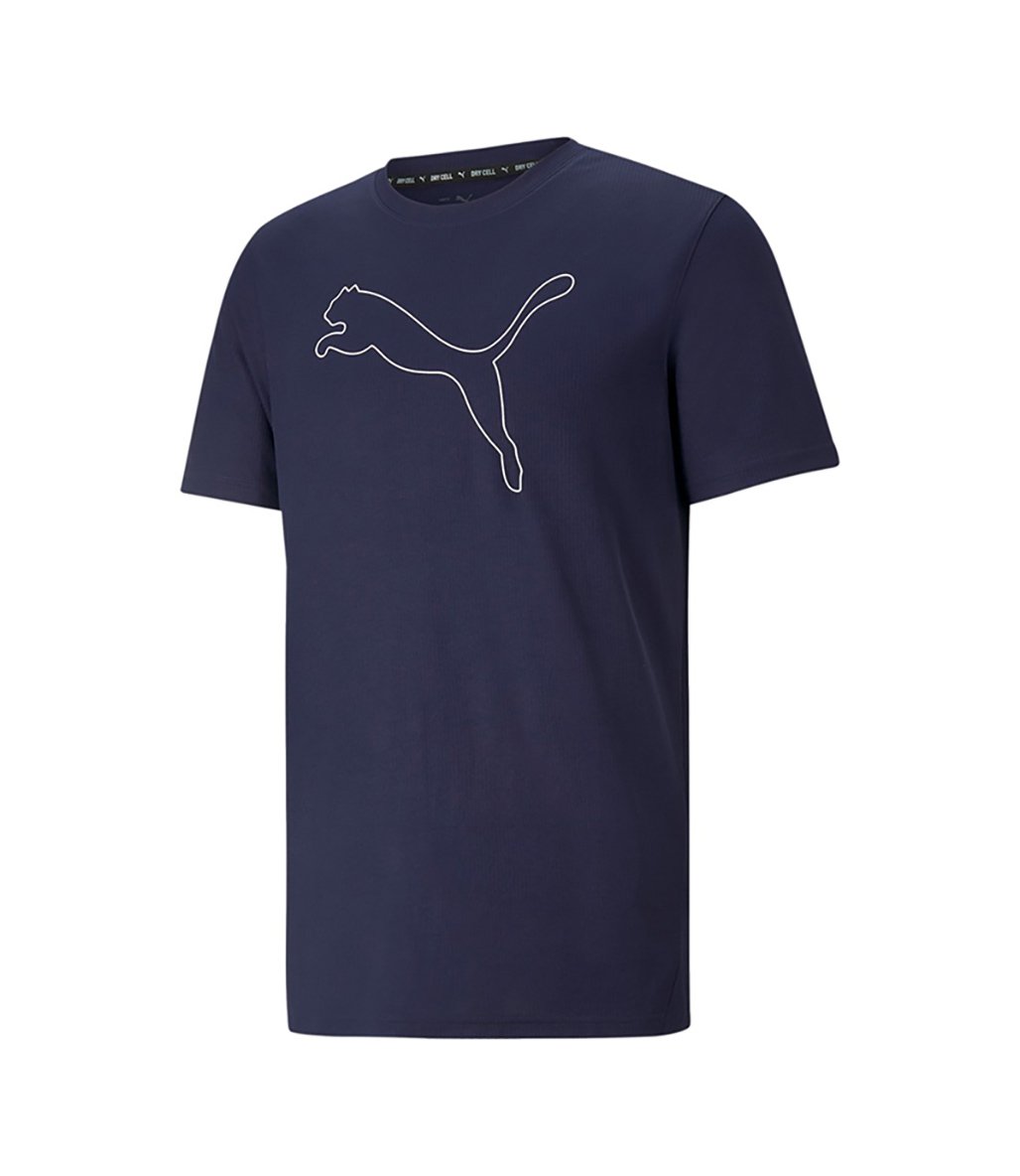 Puma Performance Cat Kısa Kollu T-Shirt Lacivert