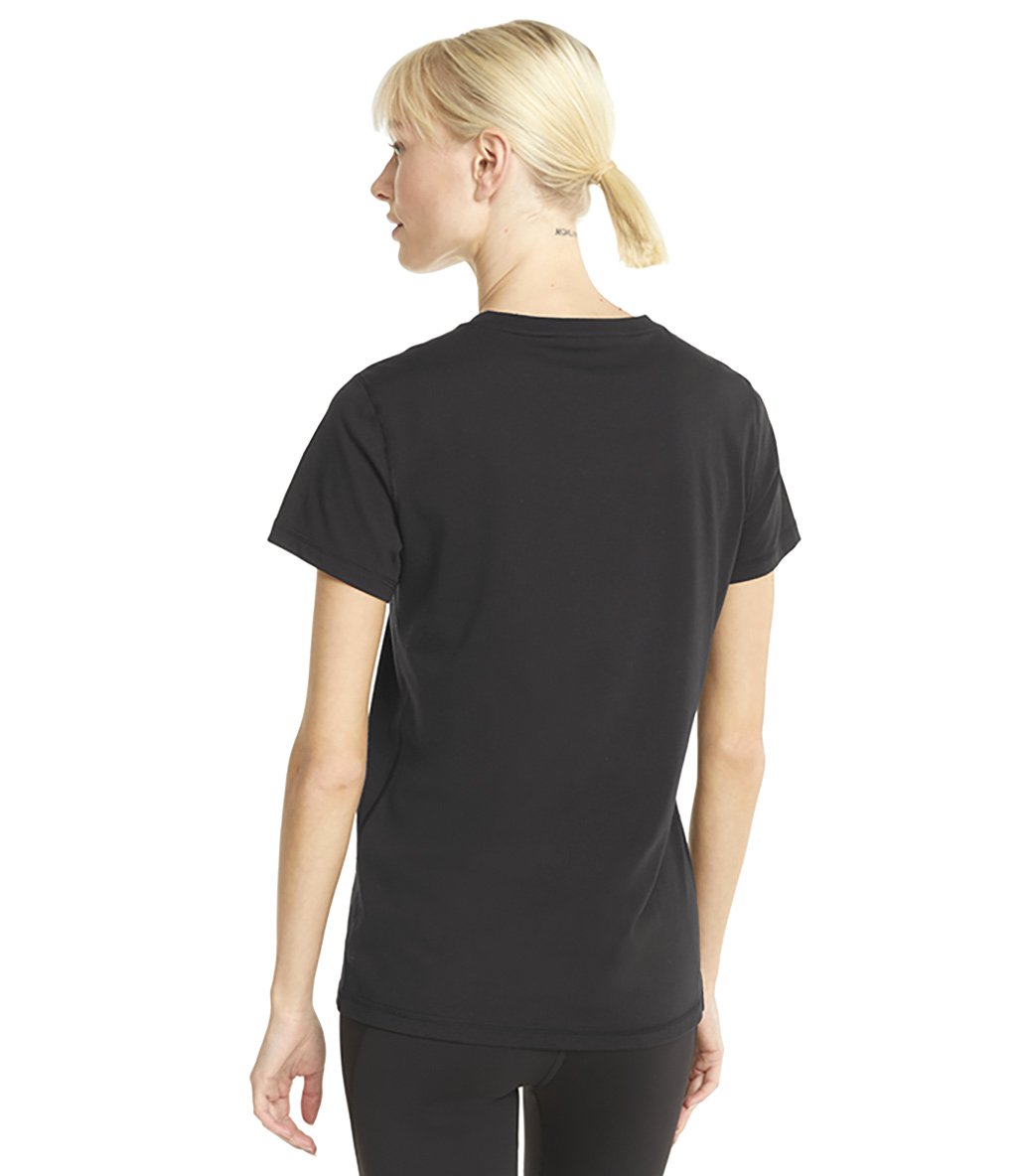 Puma Performance Graphic Kadın Kısa Kollu T-Shirt Siyah