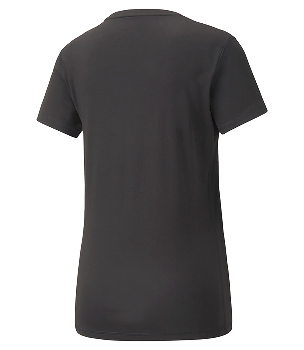 Puma Performance Graphic Kadın Kısa Kollu T-Shirt Siyah