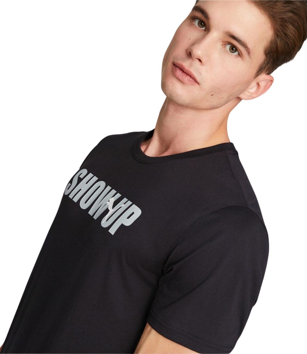 Puma Performance Training Graphic Kısa Kollu T-Shirt Siyah