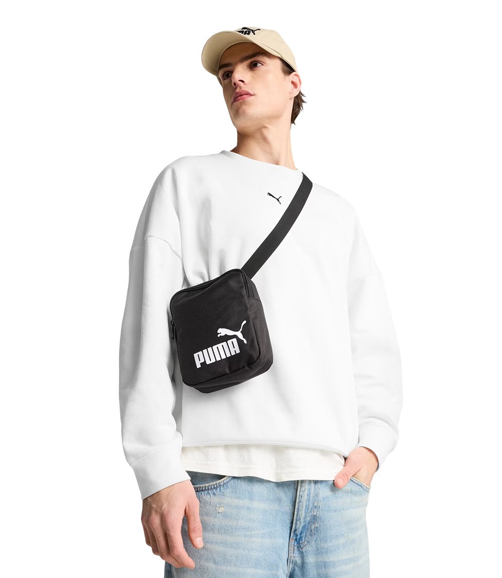 Puma Phase Portable Taşınabilir Omuz Çantası Siyah