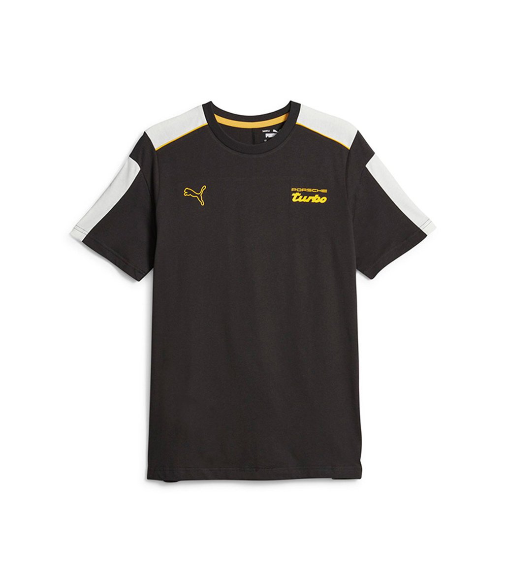 Puma Porsche Legacy MT7 K sa Kollu T Shirt Siyah Fitmoda