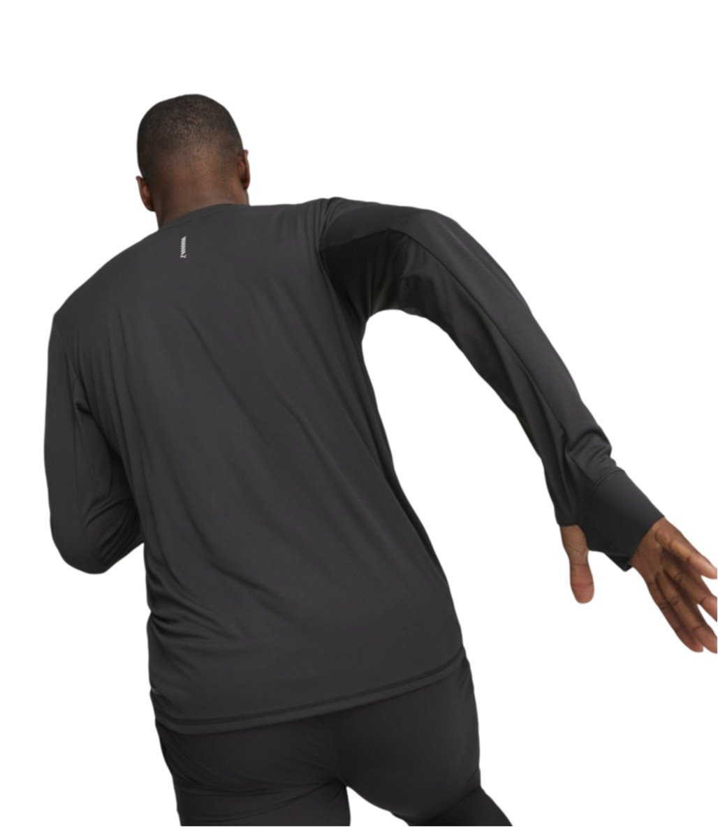Puma Run Favorite Uzun Kollu T Shirt Siyah Fitmoda