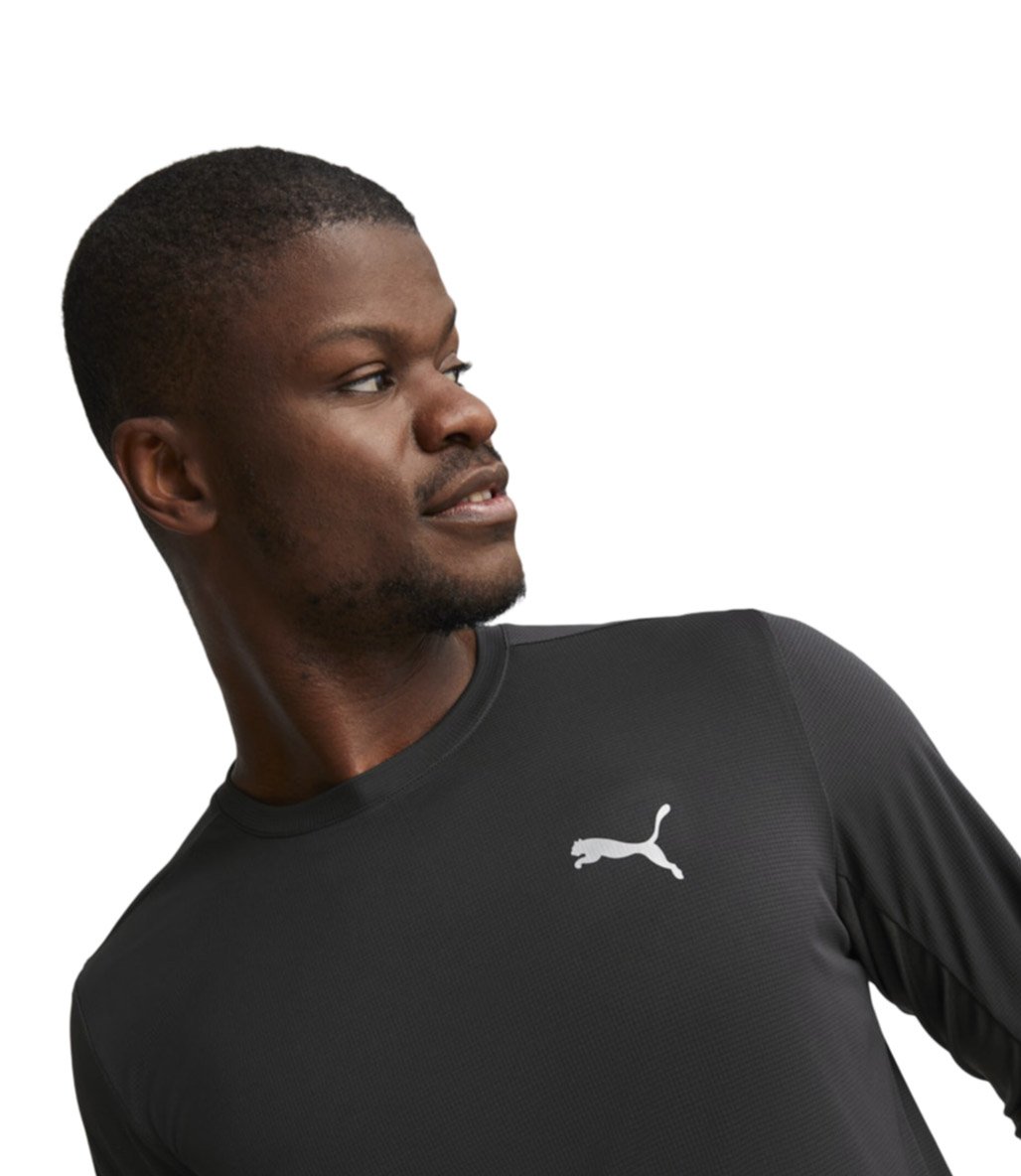 Puma Run Favorite Uzun Kollu T-Shirt Siyah