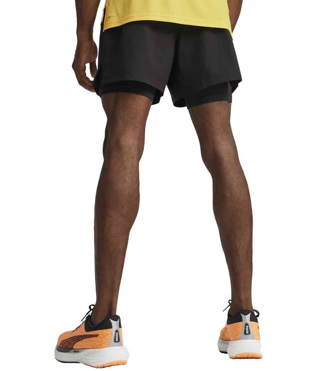 Puma Run Velocity UltraWeave 2 in 1 Şort Siyah