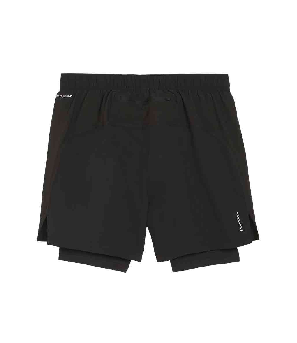 Puma Run Velocity UltraWeave 2 in 1 Şort Siyah