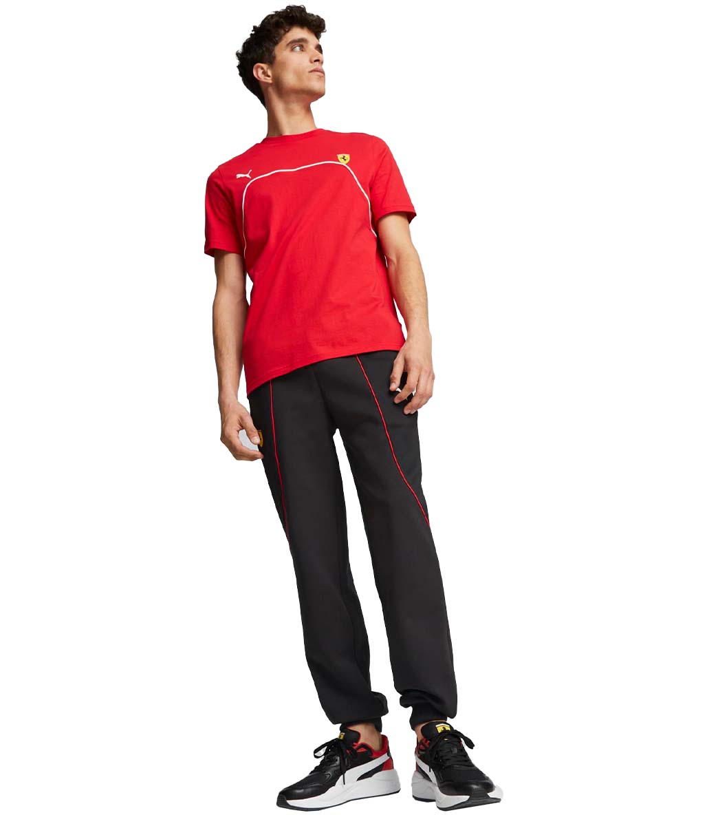 Puma Scuderia Ferrari Motorsport Kısa Kollu T-Shirt Kırmızı