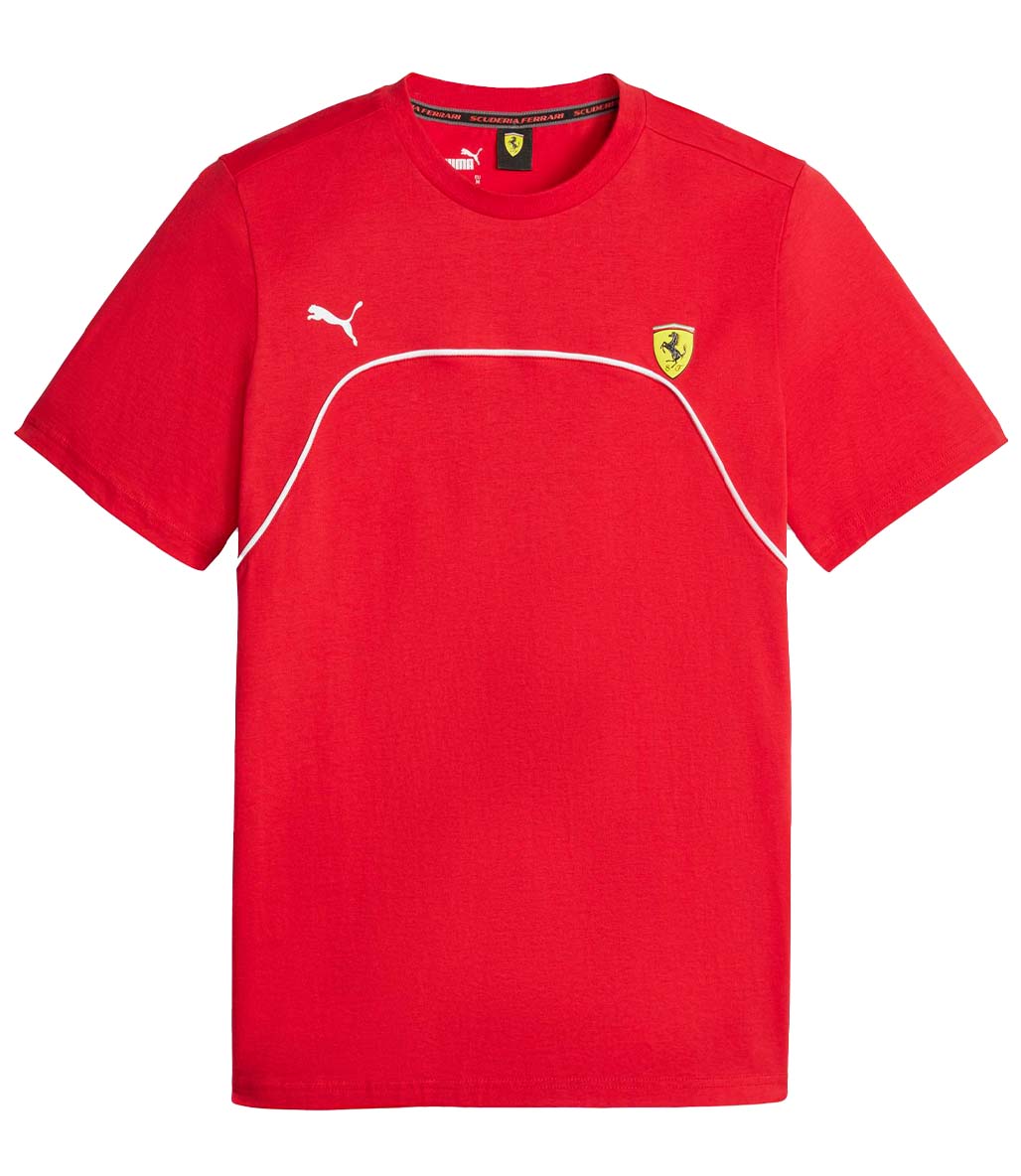 Puma Scuderia Ferrari Motorsport Kısa Kollu T-Shirt Kırmızı