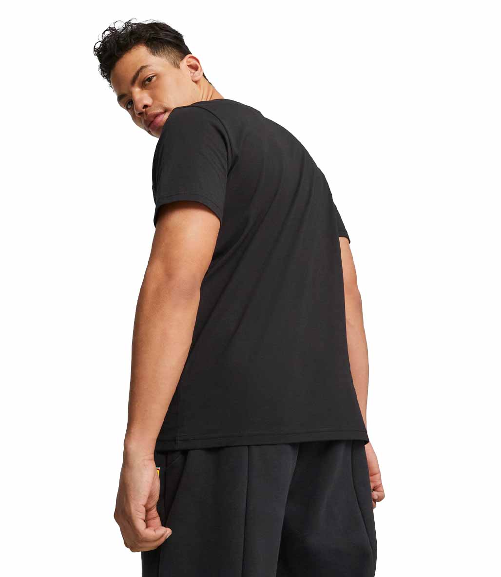 Puma Scuderia Ferrari Motorsport Kısa Kollu T-Shirt Siyah