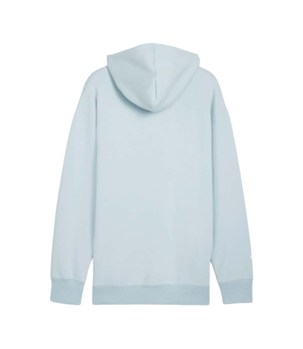 Puma Scuderia Ferrari Race Big Shield Kapüşonlu Sweatshirt Açık Mavi
