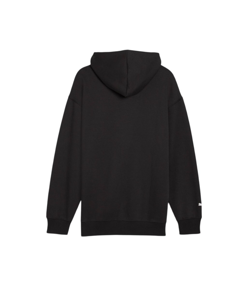 Puma Scuderia Ferrari Race Big Shield Kapüşonlu Sweatshirt Siyah