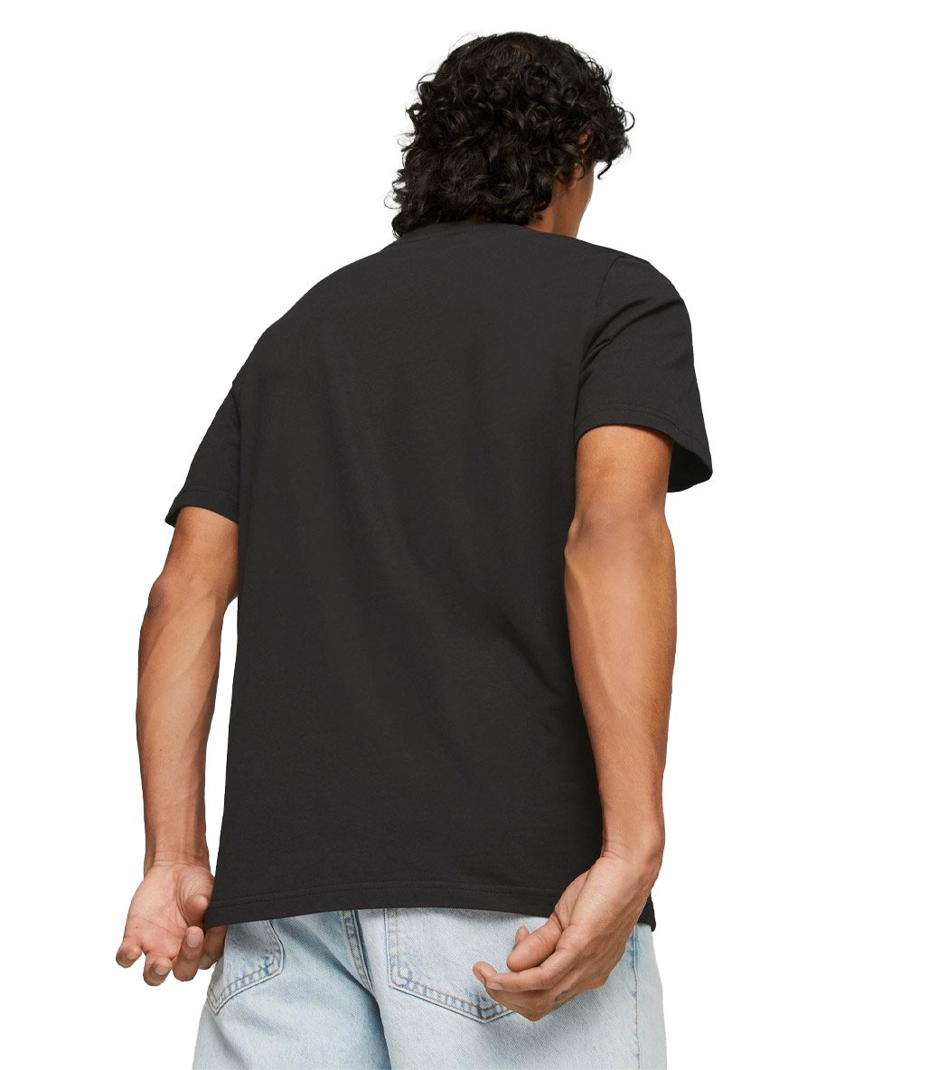 Puma Scuderia Ferrari Race Big Shield Kısa Kollu T-Shirt Siyah