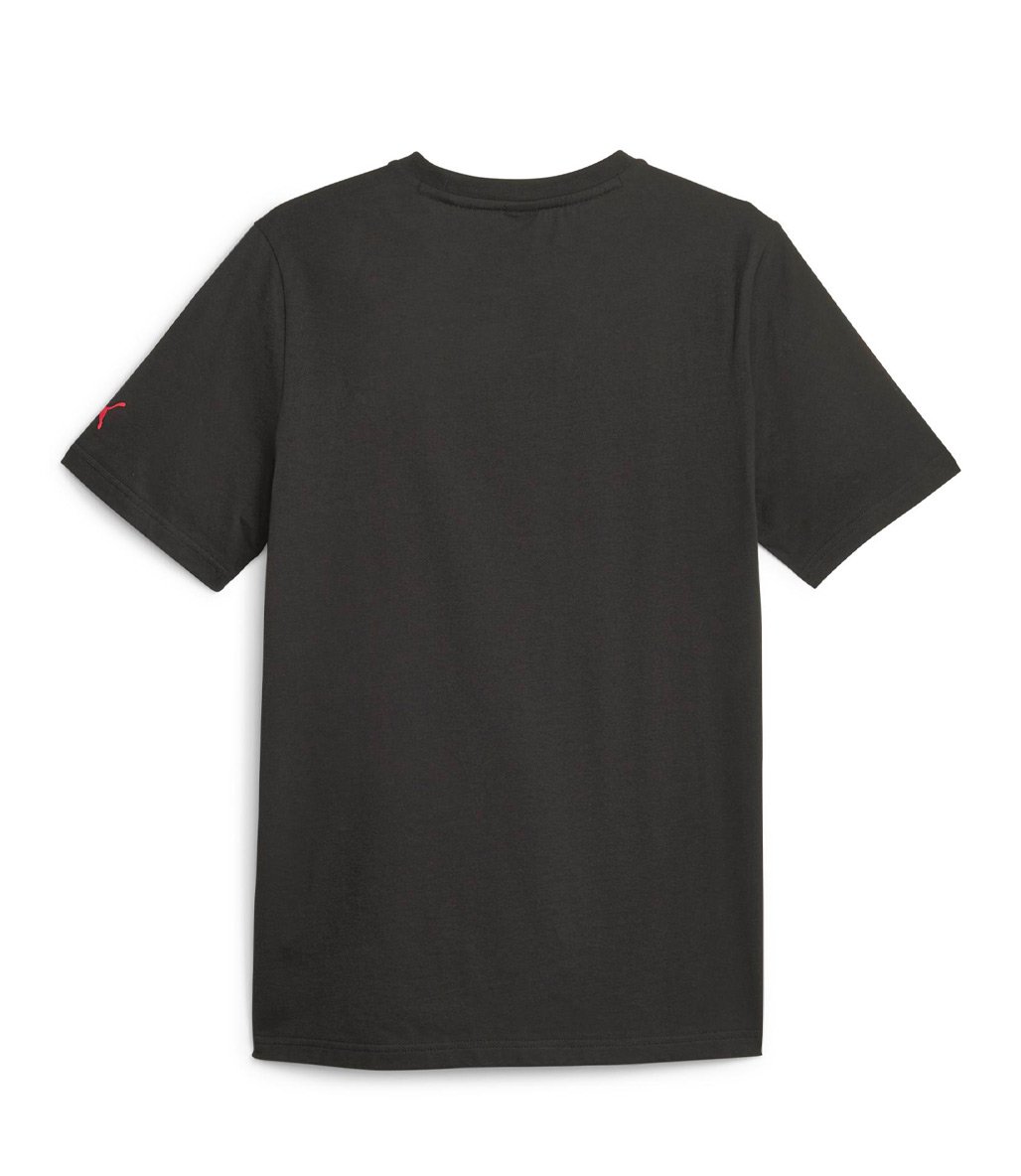 Puma Scuderia Ferrari Race Big Shield Kısa Kollu T-Shirt Siyah