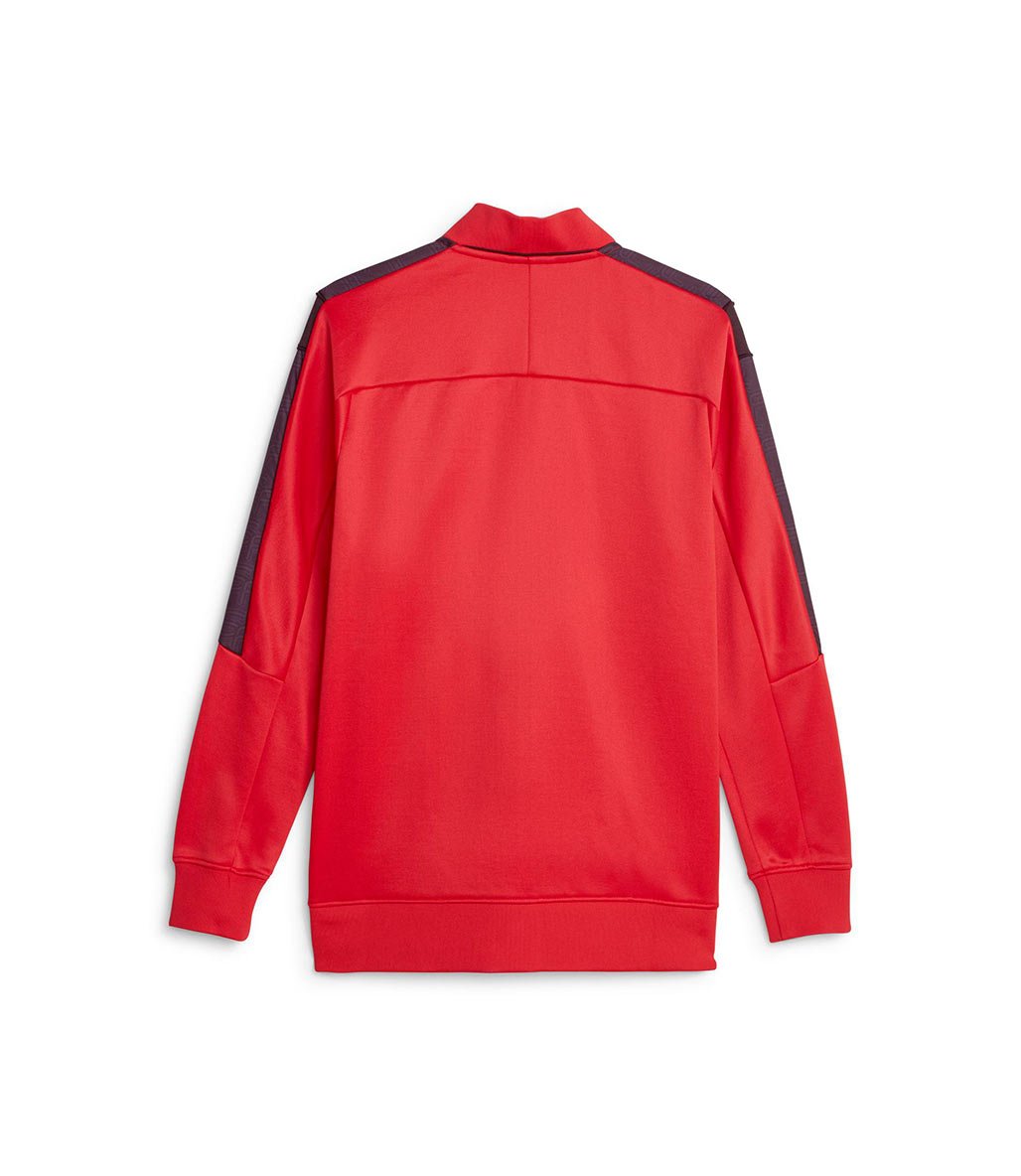 Puma Scuderia Ferrari Race MT7 Fermuarlı Sweatshirt Kırmızı