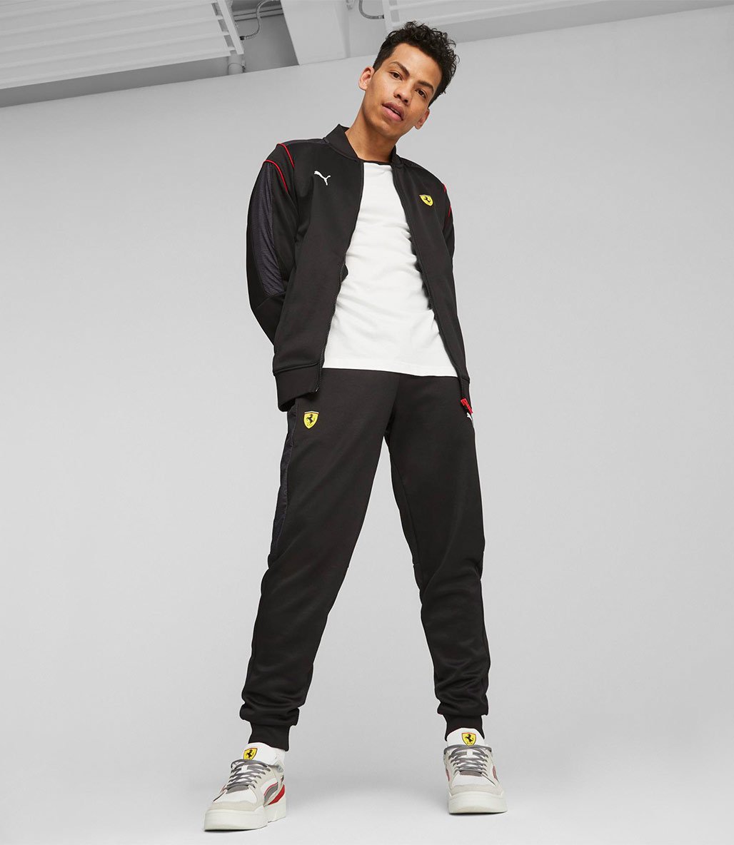 Puma Scuderia Ferrari Race MT7 Fermuarlı Sweatshirt Siyah