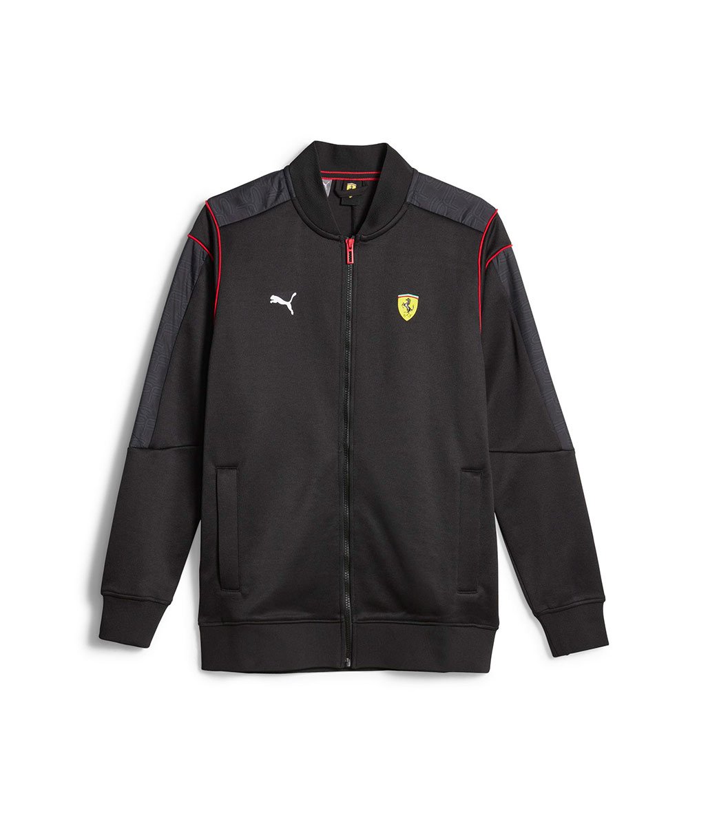 Puma Scuderia Ferrari Race MT7 Fermuarlı Sweatshirt Siyah