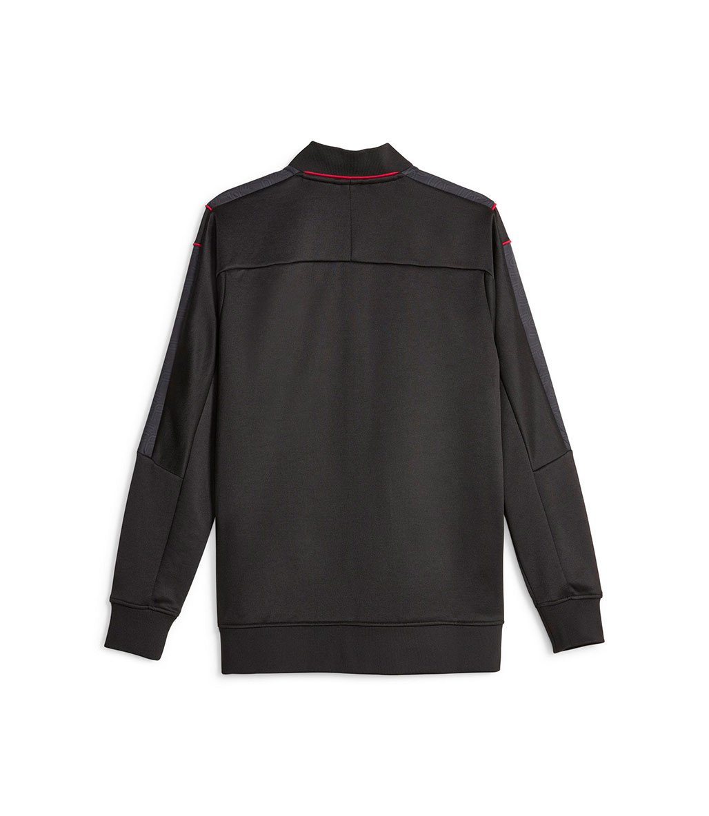 Puma Scuderia Ferrari Race MT7 Fermuarlı Sweatshirt Siyah