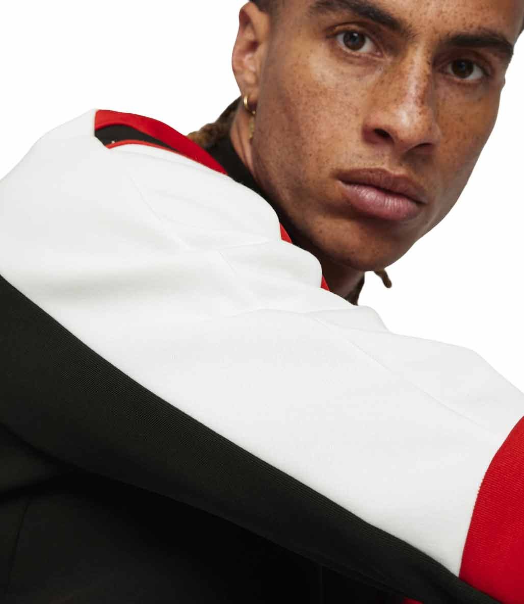 Puma Scuderia Ferrari Race MT7 Fermuarlı Sweatshirt Siyah Kırmızı