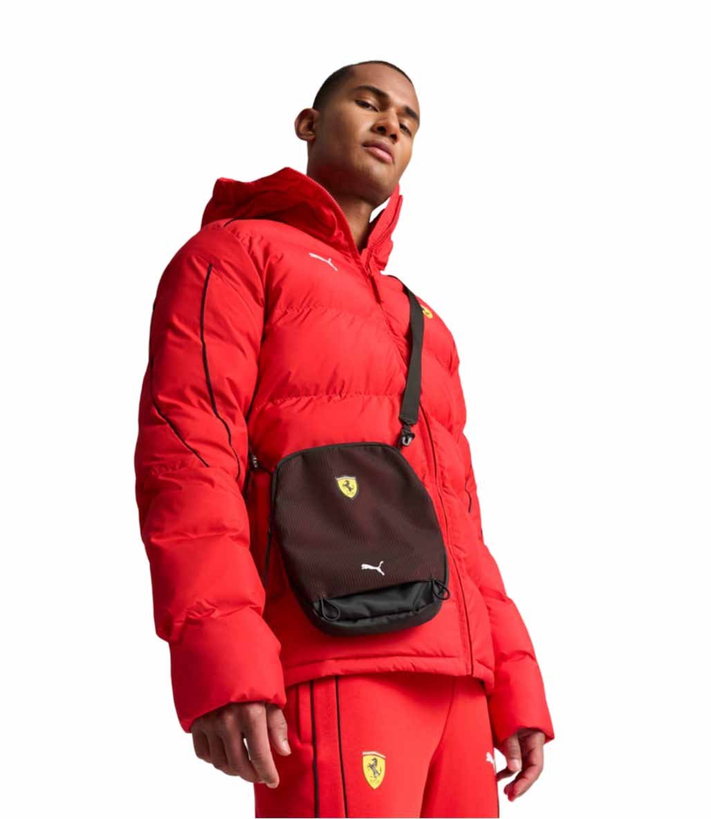 Puma Scuderia Ferrari Race Portable Omuz Çantası Siyah
