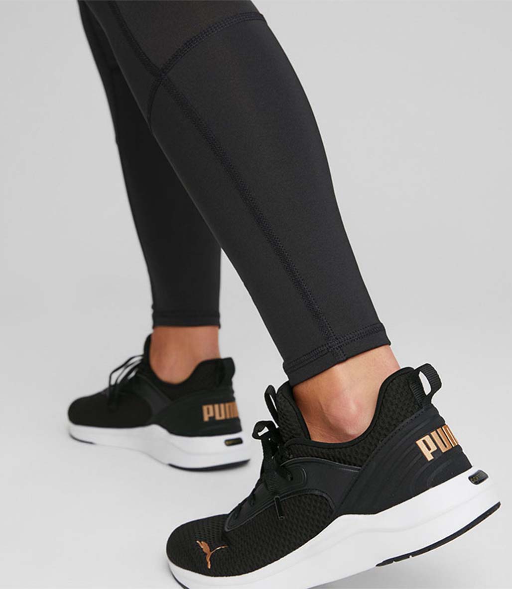 Puma SoftRide Flair Kadın Ayakkabı Siyah Gold
