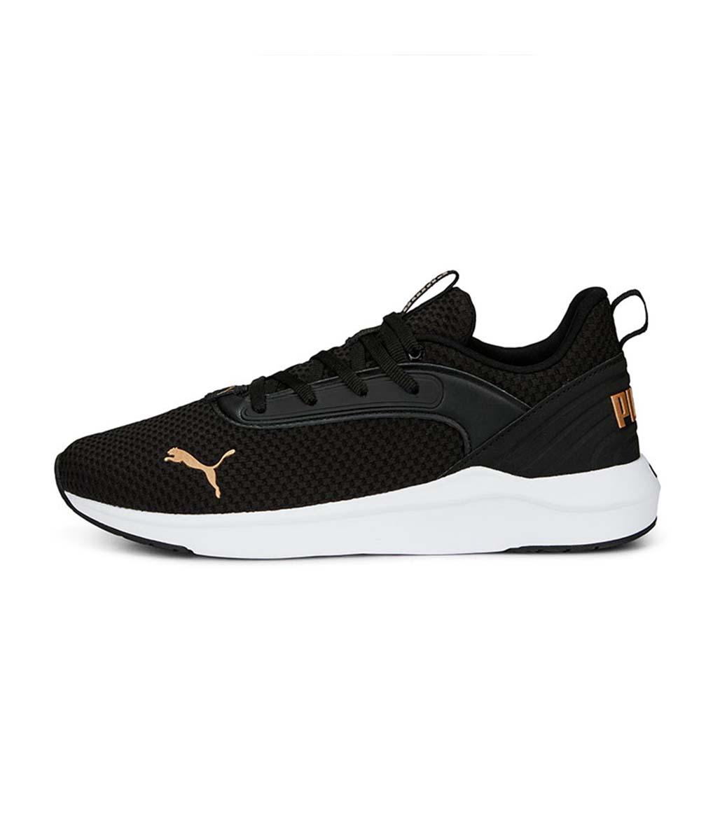 Puma SoftRide Flair Kadın Ayakkabı Siyah Gold