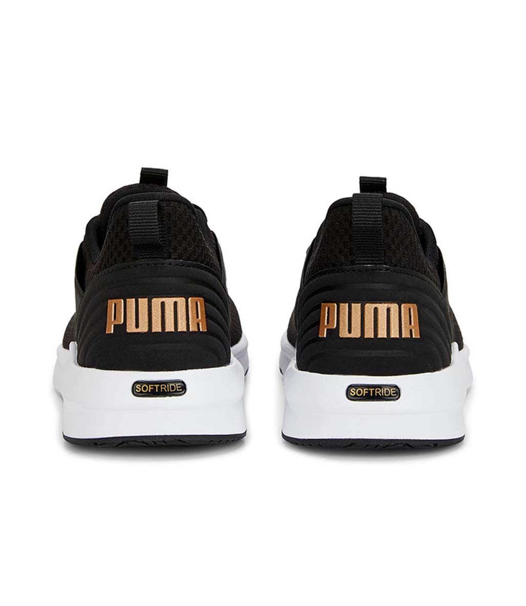 Puma SoftRide Flair Kadın Ayakkabı Siyah Gold