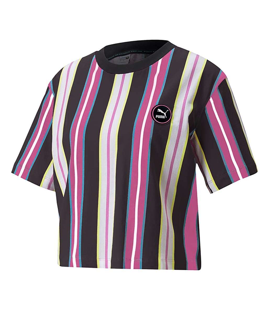 Puma Swxp Relaxed Aop Kadın T-Shirt Çok Renkli