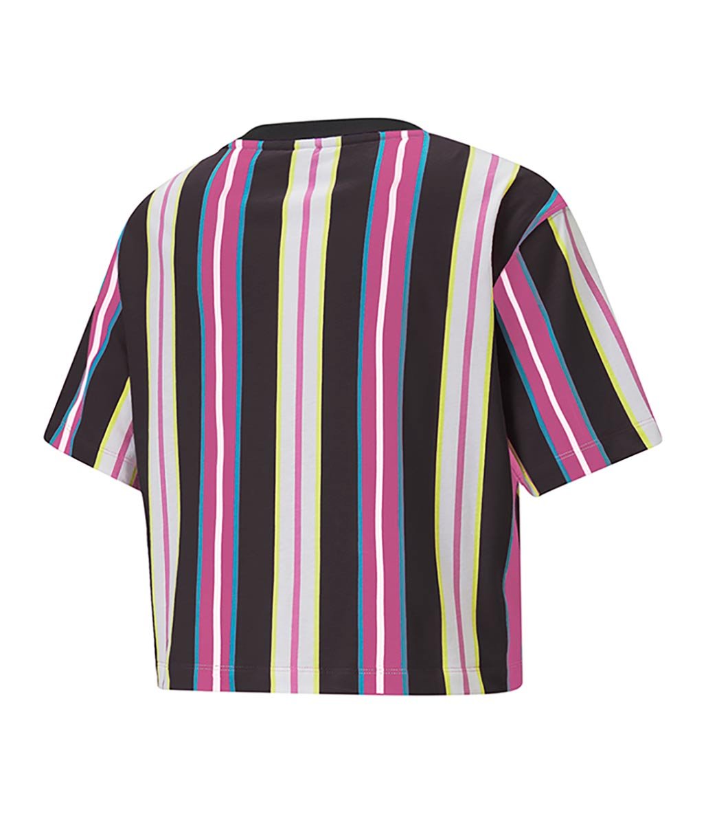 Puma Swxp Relaxed Aop Kadın T-Shirt Çok Renkli