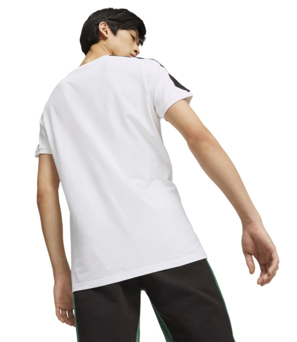 Puma T7 Iconic Kısa Kollu T-Shirt Beyaz