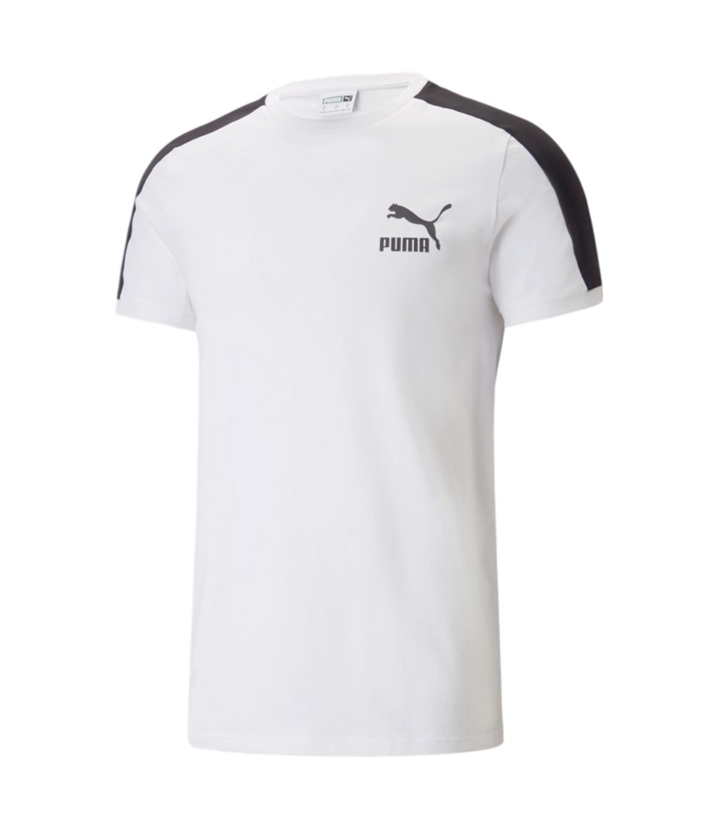 Puma T7 Iconic Kısa Kollu T-Shirt Beyaz