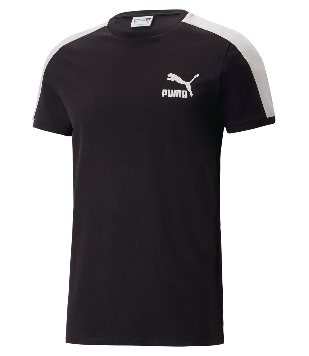 Puma T7 Iconic Kısa Kollu T-Shirt Siyah