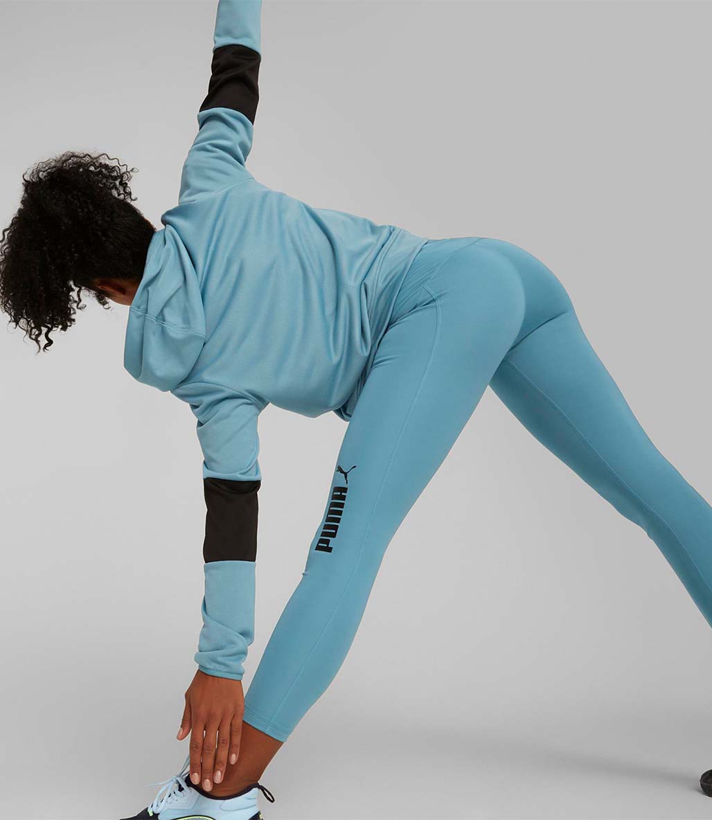Puma Train All Day Kadın Kapüşonlu Sweatshirt Mavi