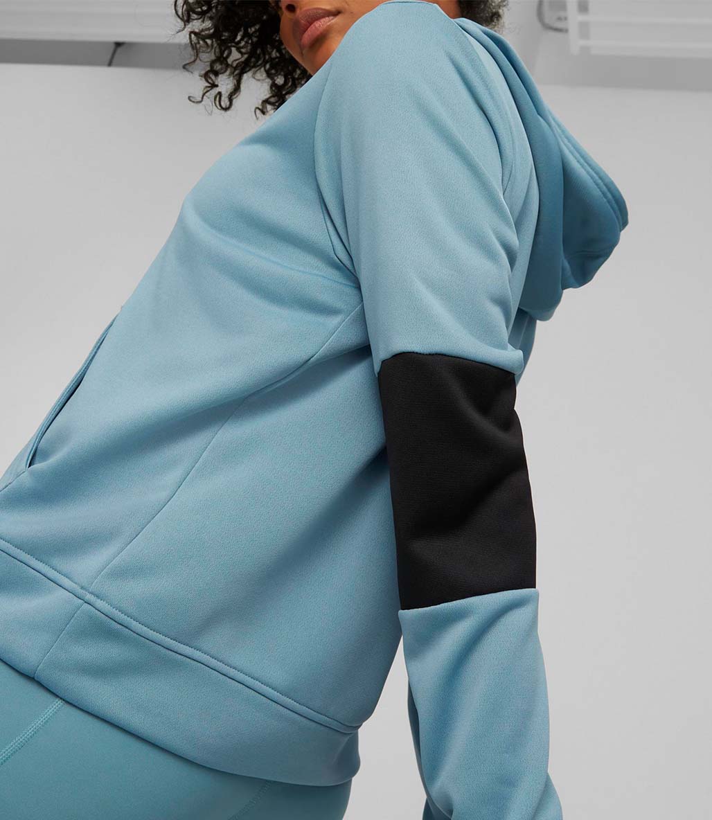 Puma Train All Day Kadın Kapüşonlu Sweatshirt Mavi