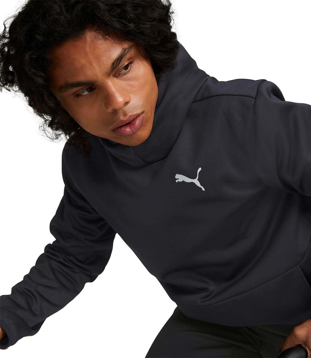 Puma Train All Day PWRFleece Kapüşonlu Sweatshirt Siyah