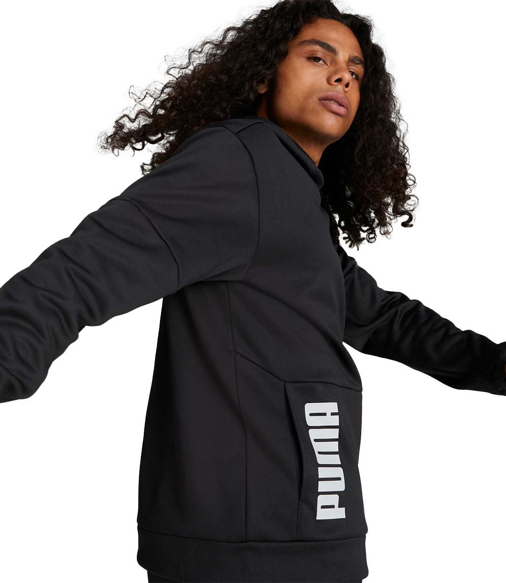 Puma Train All Day PWRFleece Kapüşonlu Sweatshirt Siyah