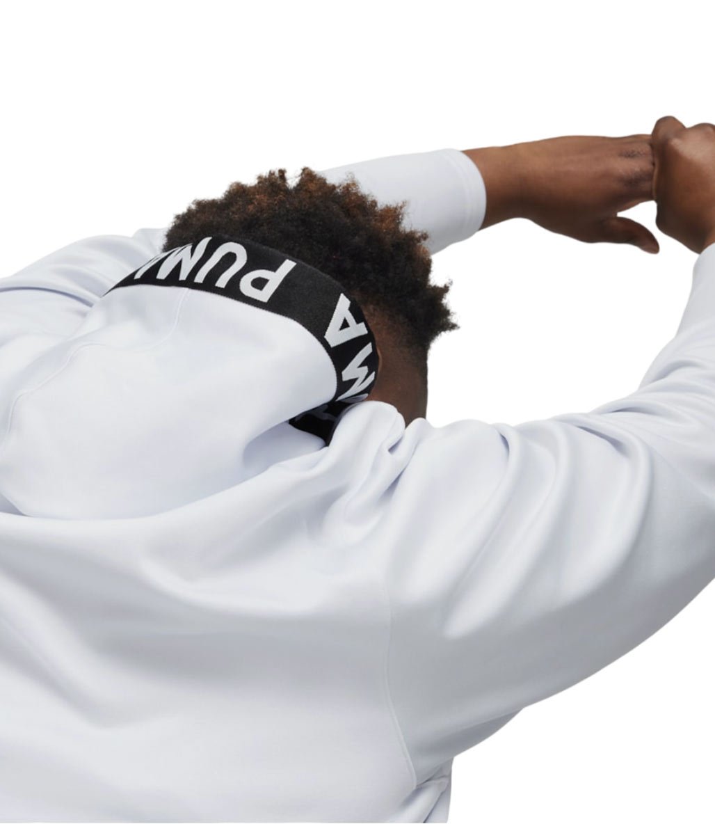 Puma Train Pwr Fleece Hoodie Kapüşonlu Sweatshirt Beyaz