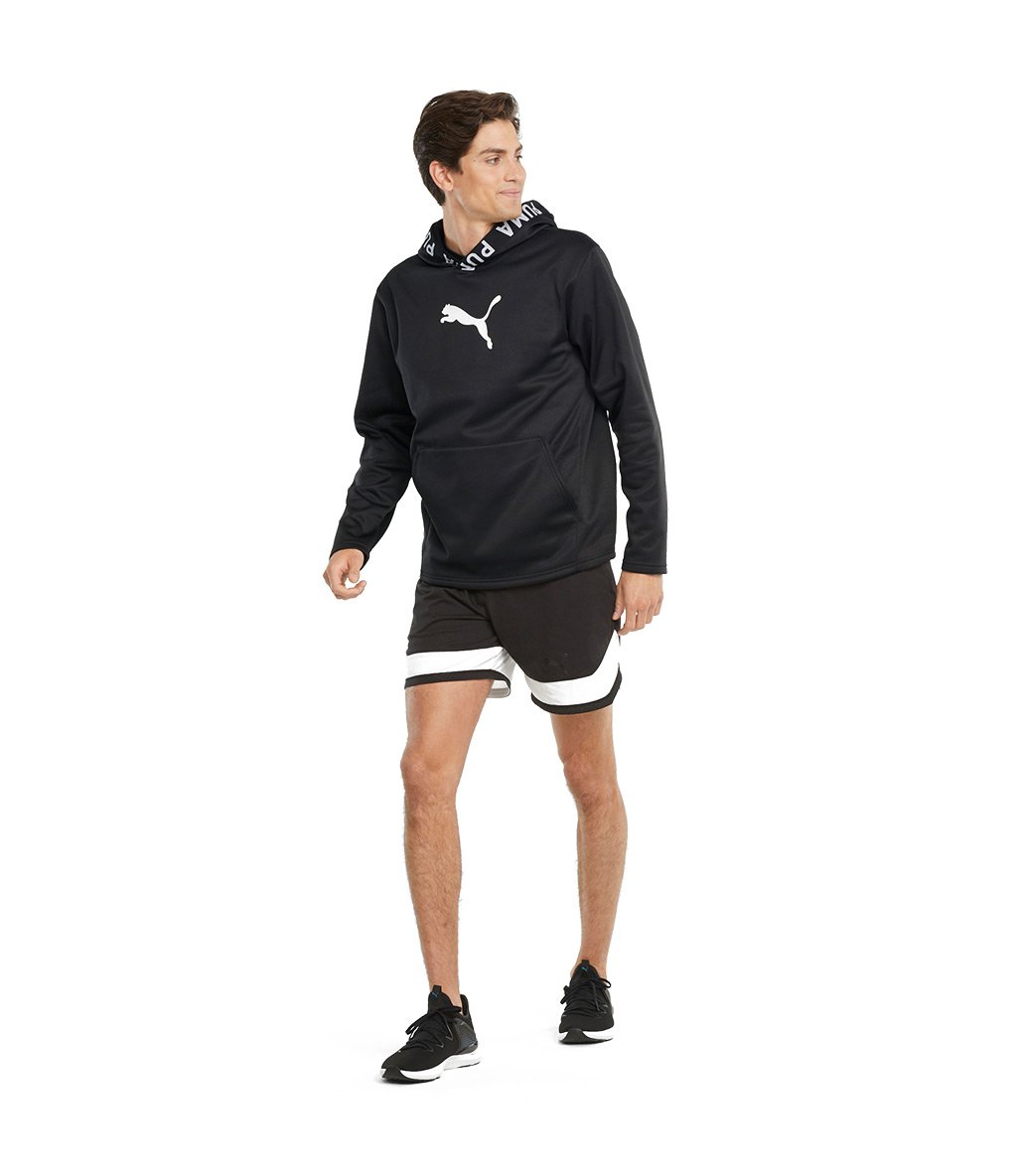 Puma Train Pwr Fleece Hoodie Kapüşonlu Sweatshirt Siyah