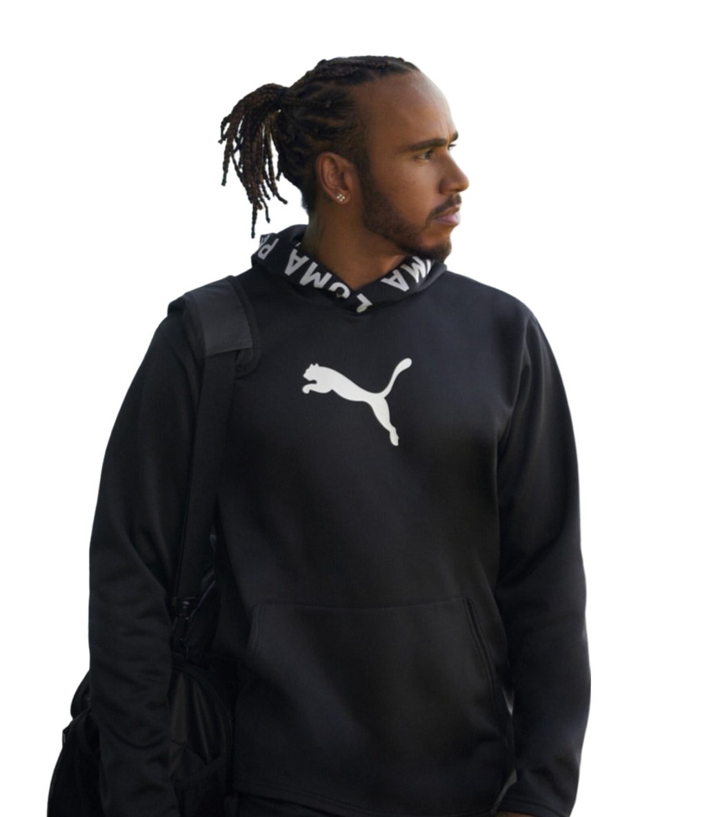 Puma Train Pwr Fleece Hoodie Kapu onlu Sweatshirt Siyah Fitmoda