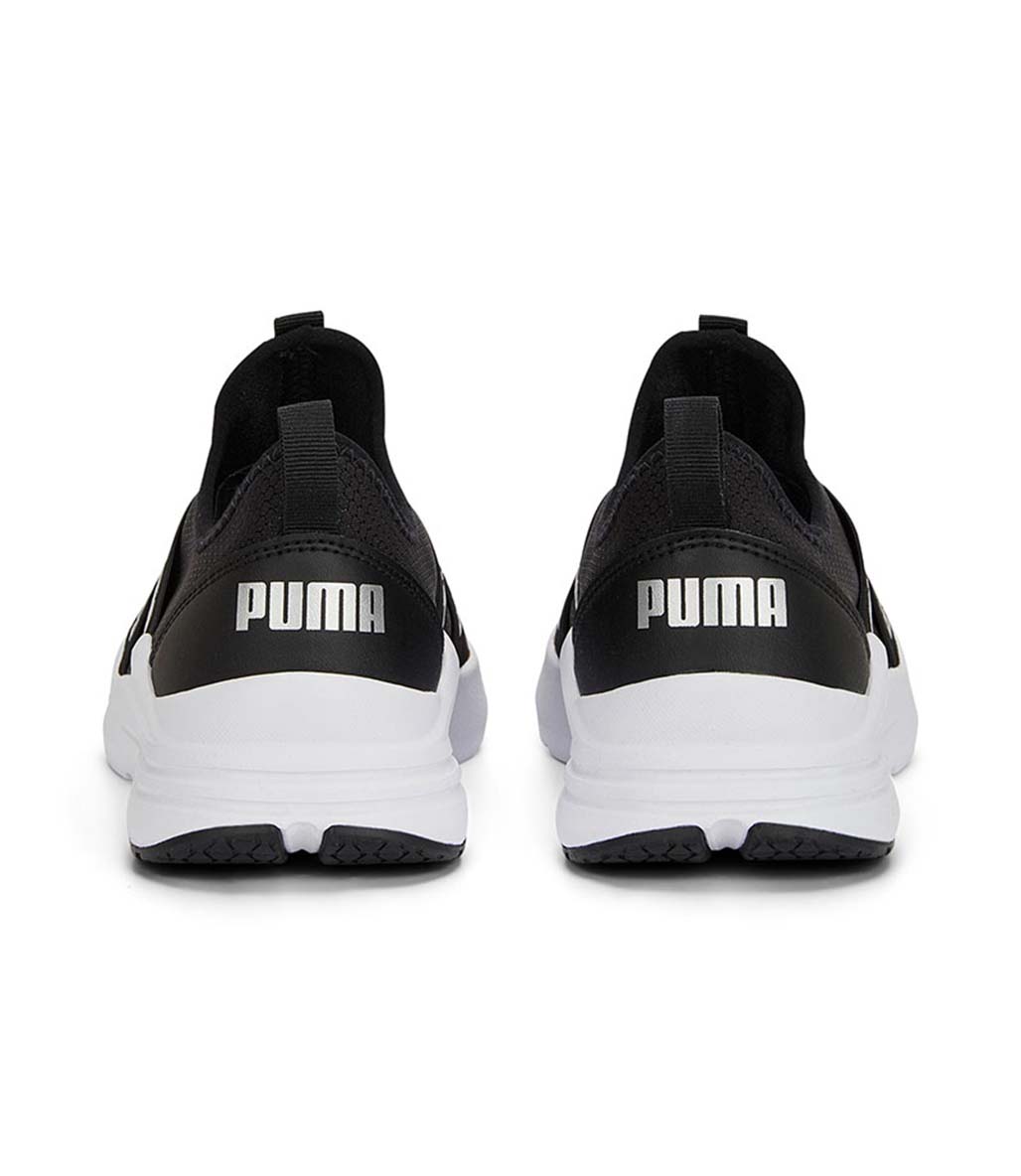 Puma Wired Run Slip-On Metallics Kadın Ayakkabı Siyah