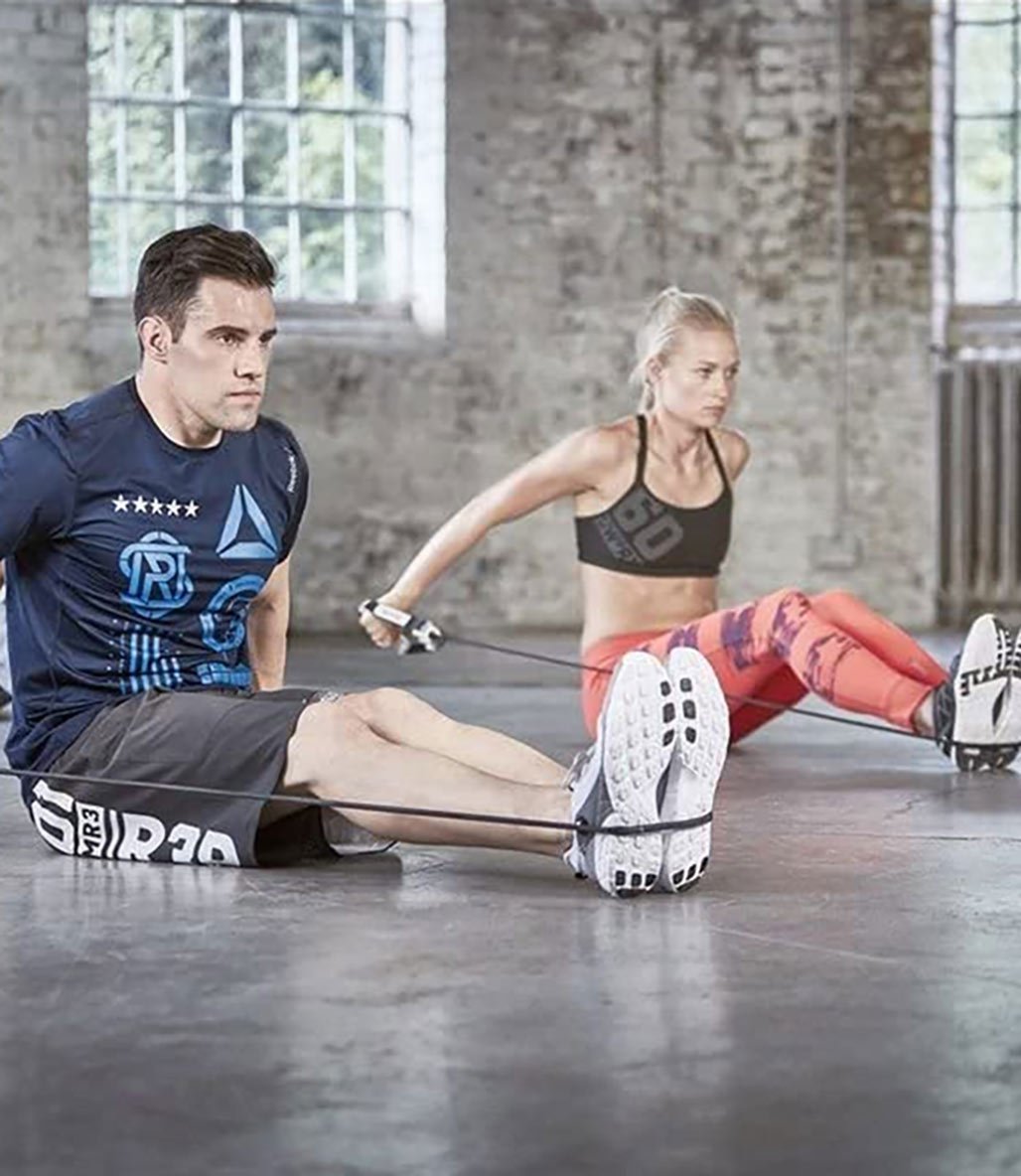 Reebok Adjustable Resistance Direnç Lastiği Orta Siyah