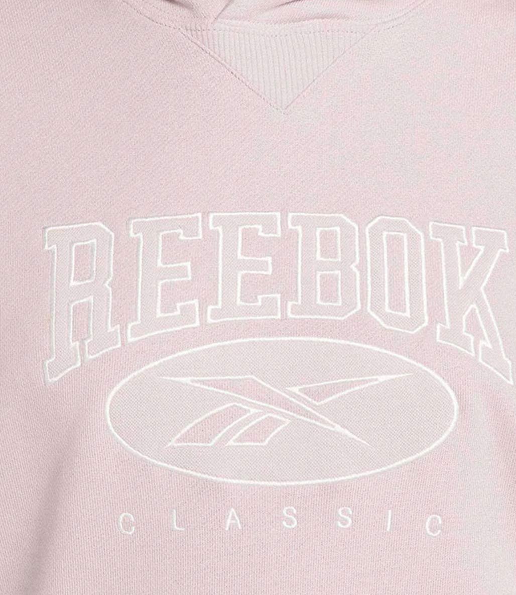 Reebok Big Logo Classic Hoodie Kadın Kapüşonlu Sweatshirt Lila