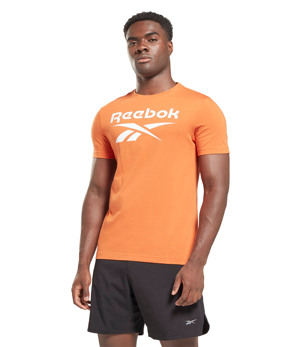 Reebok Big Logo Kısa Kollu T-Shirt Turuncu
