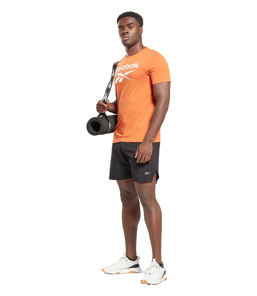 Reebok Big Logo Kısa Kollu T-Shirt Turuncu
