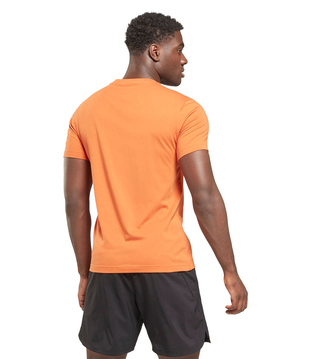 Reebok Big Logo Kısa Kollu T-Shirt Turuncu