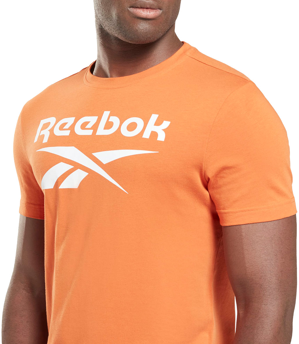 Reebok Big Logo Kısa Kollu T-Shirt Turuncu