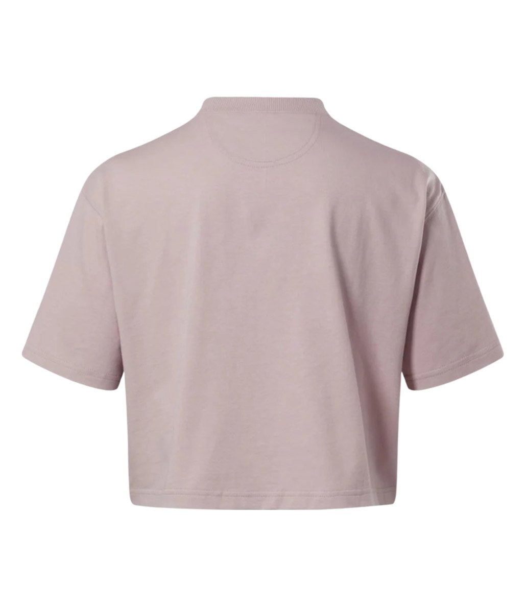 Reebok Classic Archive Essentials Big Logo Kadın Kısa Kollu Crop T-Shirt Pembe
