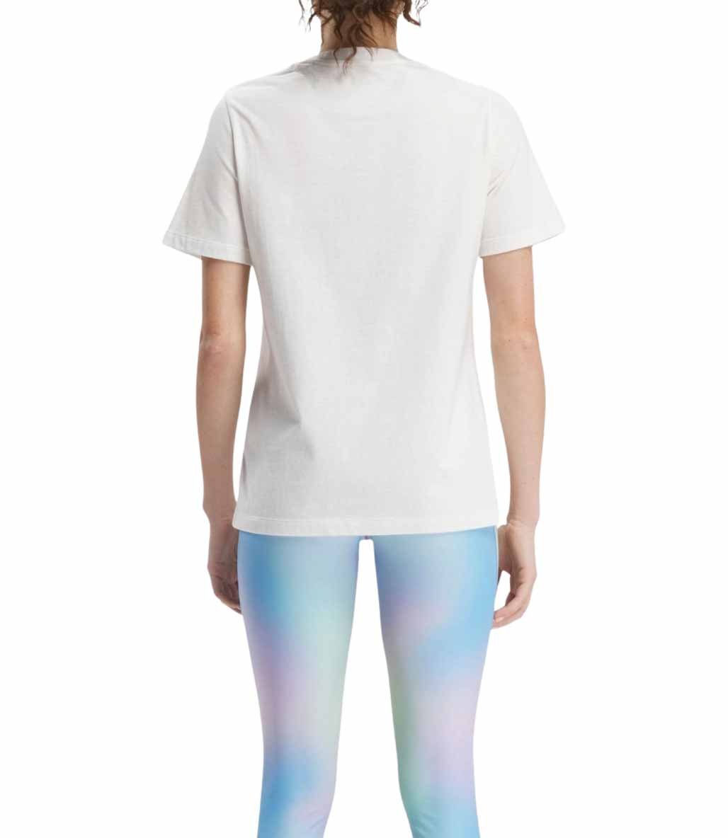Reebok Gradient Graphic Kadın Kısa Kollu T-Shirt Ekru